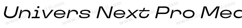 Univers Next Pro Medium Ext字体转换